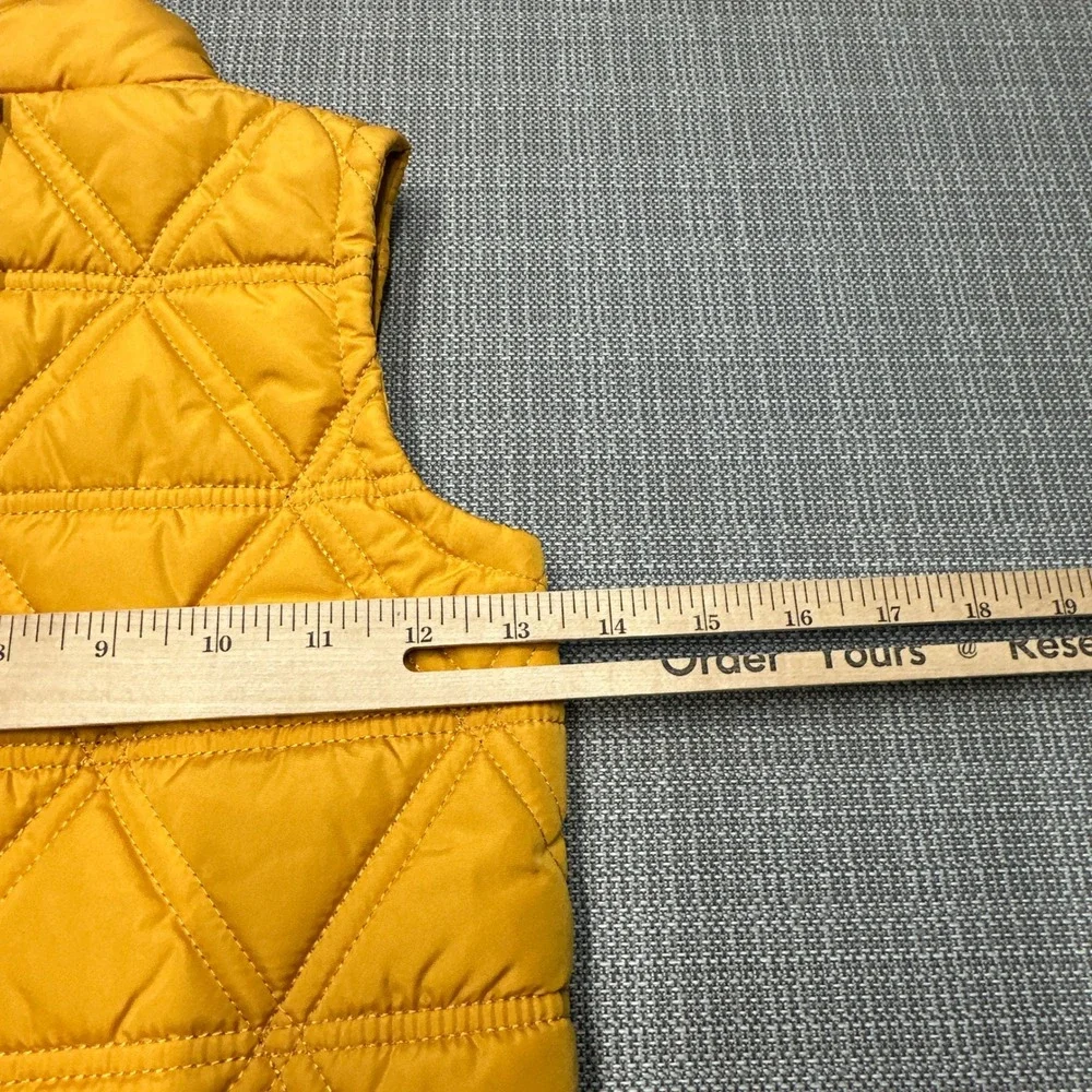 Gymboree Toddler‎ Boys Puffer Vest 2T Yellow Snap Zip Layering